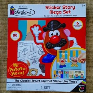 Colorforms Mr. Potato Head Mega Set.  Over 80 Colorforms.  Ages 3+.  NWT.